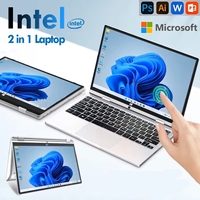 11.6 Inch Touch Screen Notebook 2 in 1 Windows 11 Pro Intel N4020 Tablet PC Computer 8GB DDR4 128GB 256GB 512GB SSD study Laptop