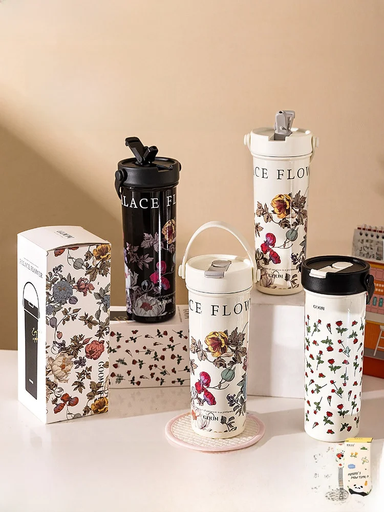 

Современная домохозяйка, изолированная бутылка для воды из нержавеющей стали St, большая емкость, холодное сохранение для женщин, новая модель 2026