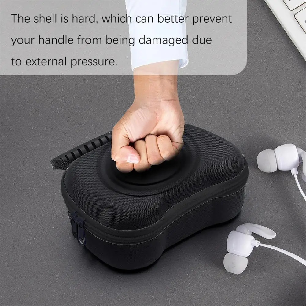 กระเป๋าเก็บของมีซิปกระเป๋าเก็บของจอยควบคุมเกมกันกระแทกพร้อมที่จับซิปดีไซน์ Ps5ทนทานต่อแรงกระแทกสำหรับการเล่นเกม