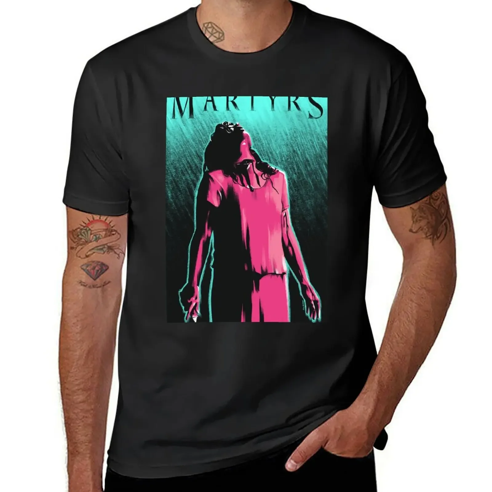 Short Sleeve Martyrs Movie Art T-Shirt oversizeds aesthetic clothes heavy weight t shirts new in tops & tees shirt homme for men