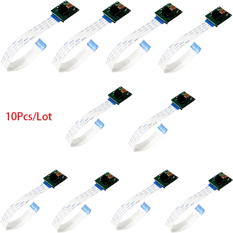 10Pcs/Lot Raspberry PI 4 Camera Module 5 Megapixel HD 1080p Sensor OV5647 Webcam