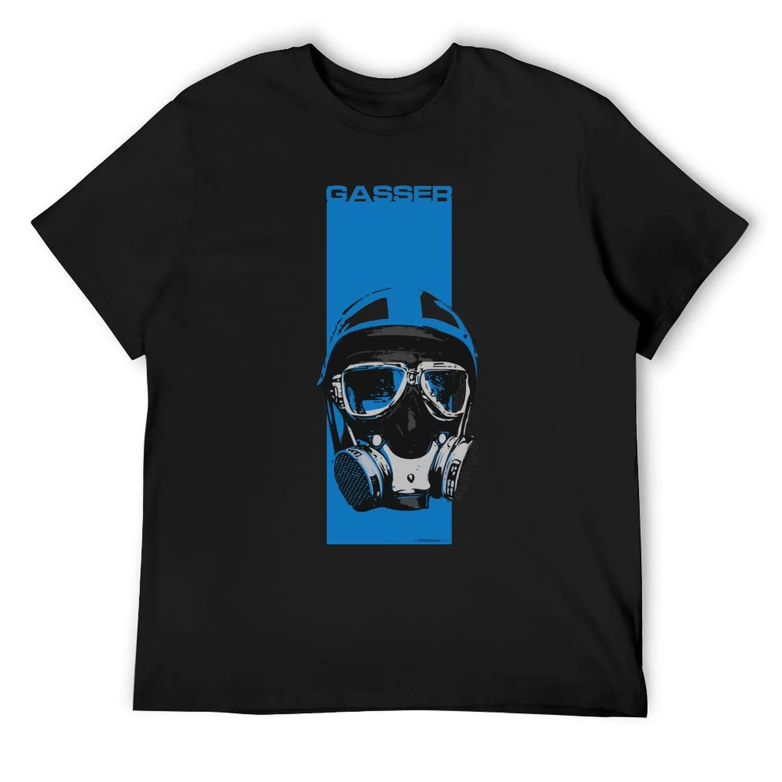 Gasser-Blue T-Shirt oversizeds graphics men clothing