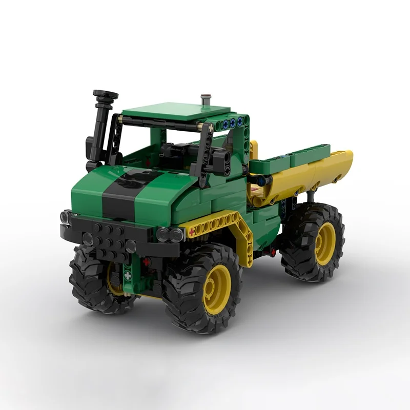 377 قطعة MOC شاحنة قلابة النموذج الفني اللبنات تجميع هدايا عيد الميلاد DIY بها بنفسك التعليم الإبداعي الطوب الاطفال اللعب عيد ميلاد #3