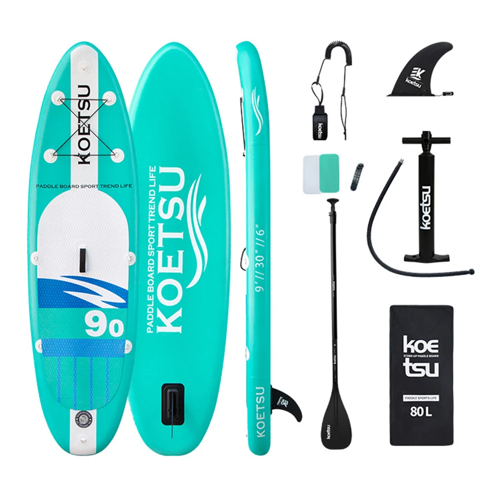 

Kids Inflatable Sup Board with Pump Stand Up Paddle Board PVC Standing Surfing Board for Outdoor Water Sports