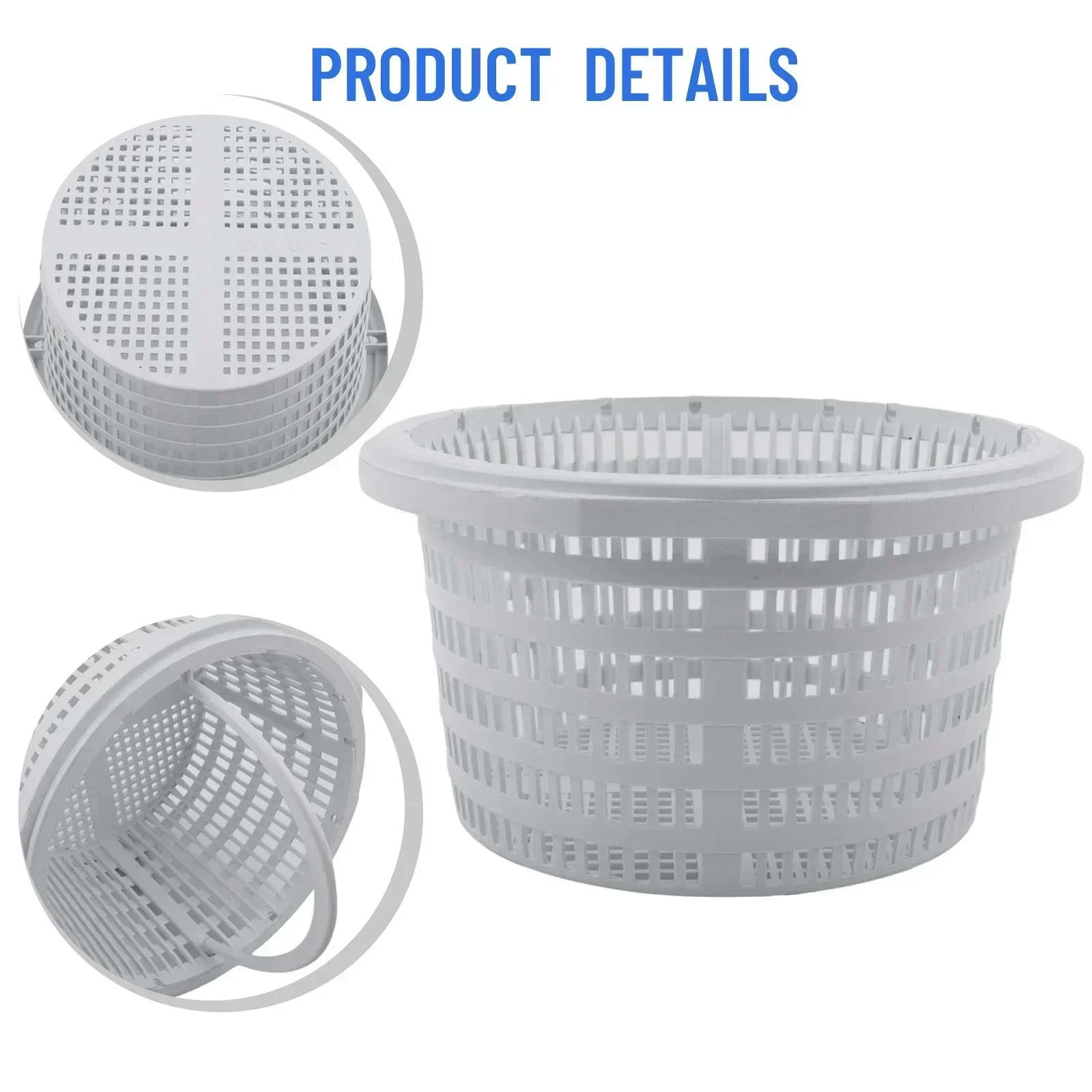16/19cm Pool Skimmer Basket For Spx1091c/SP1091LX/SP1091WM  Above Ground  Handle Swimming Pool Cleaning tools home Accessories