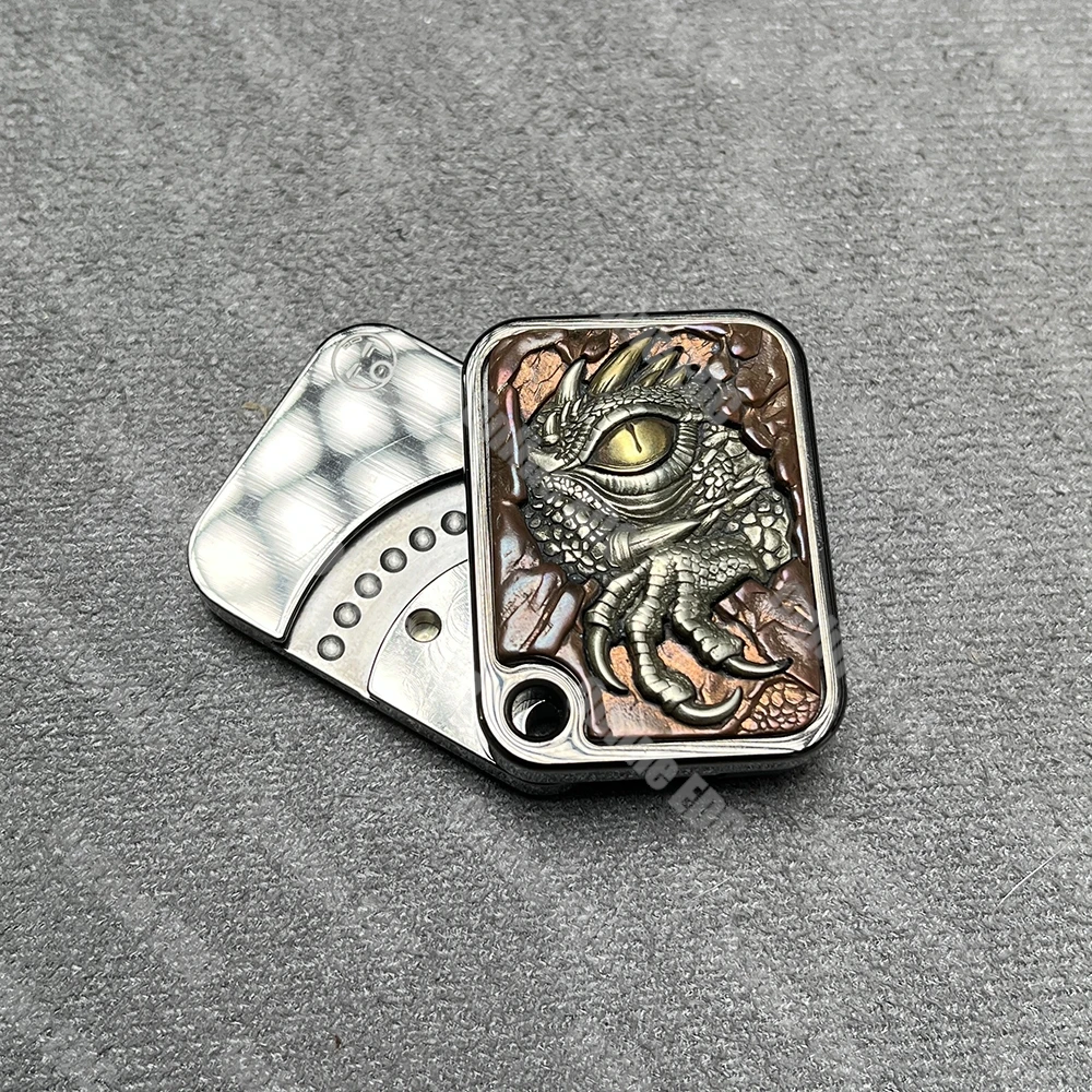 Używane zabawki EDC BPMODS Evil Dragon Push Slider Metal Stress Relief Toys Hand Spinner Toys For Desk Anti Stress Toy
