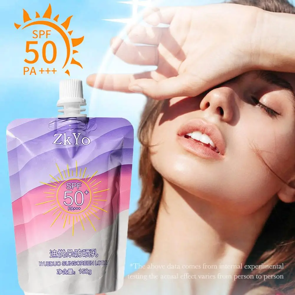 

SPF50+ Isolation Sunscreen Cream Whitening Waterproof Sweatproof UV Protection Face Sunscreen Lotion for Body Care U6S2