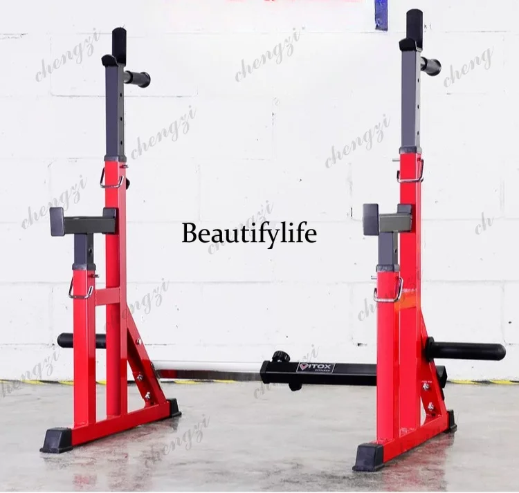 Weightlifting barbell rack, adjustable multifunctional bench press rack,strength bed,pull-up bar, parallel bar,fitness equipment