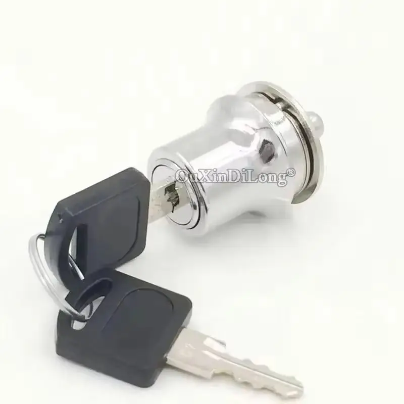 Brand New 10PCS Zinc Alloy Glass Cabinet Locks Shopping Mall Jewelry Showcase Cabinet Locks File Cabinet Push Locks (Keys Alike)