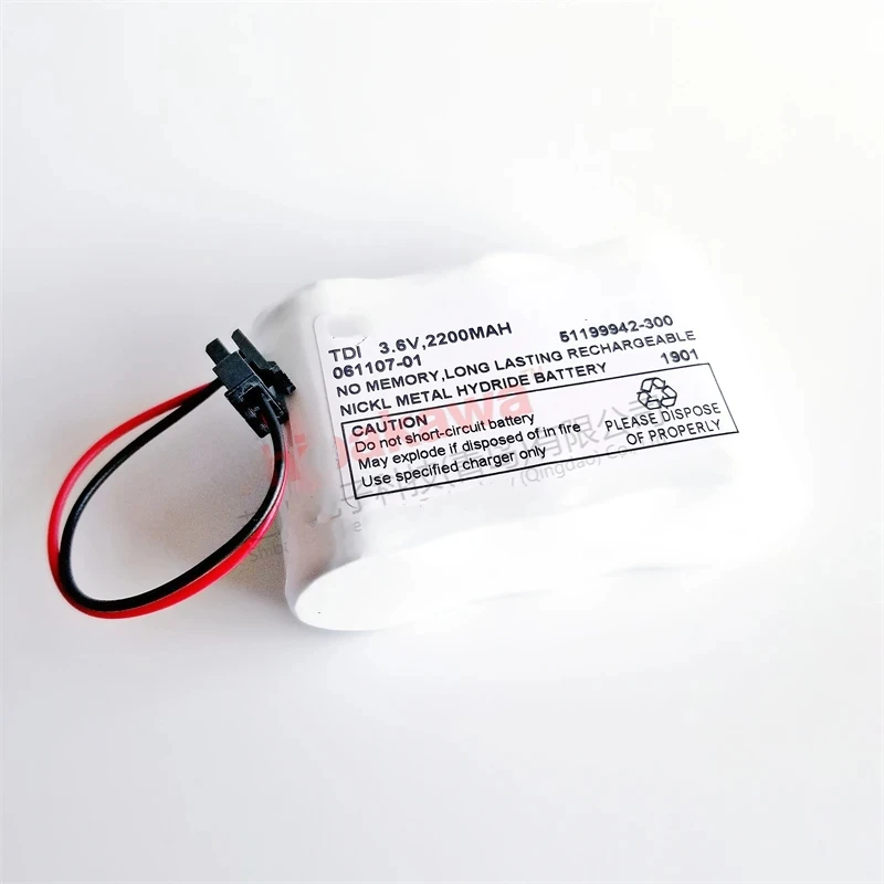 

51199942-300 061107-01 3.6v CNC PLC Machine Parts NI-MH Battery Pack