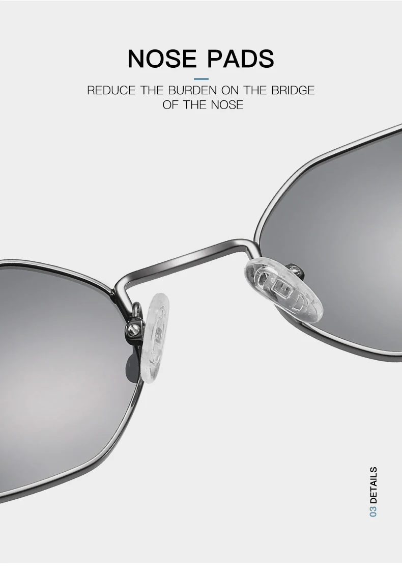Zenottic retro kleine polygon polarisierte sonnenbrille frauen metall uv400 sonnenbrille männer blend freie uv400 brille treiben brillen – Detail 13