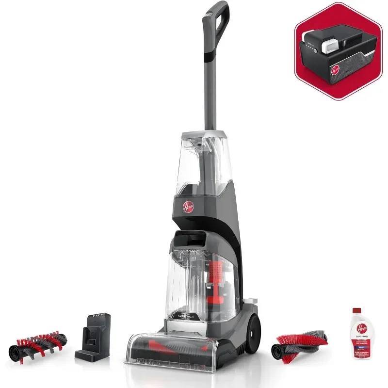 Hoover ONEPWR SmartWash Cordless Carpet Cleaner Machine, Deep Cleaning Carpet Shampooer Machine