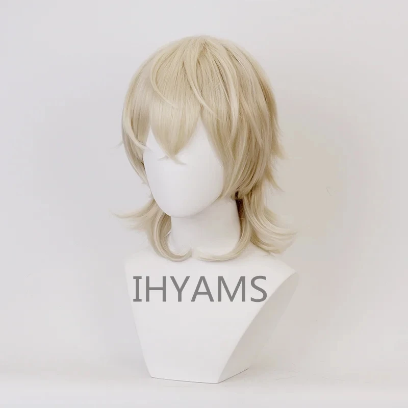 SARAZANMAI Niiboshi Reo شعر مستعار قصير مقاوم للحرارة الاصطناعية الشعر تأثيري حلي الباروكات + غطاء شعر مستعار #3