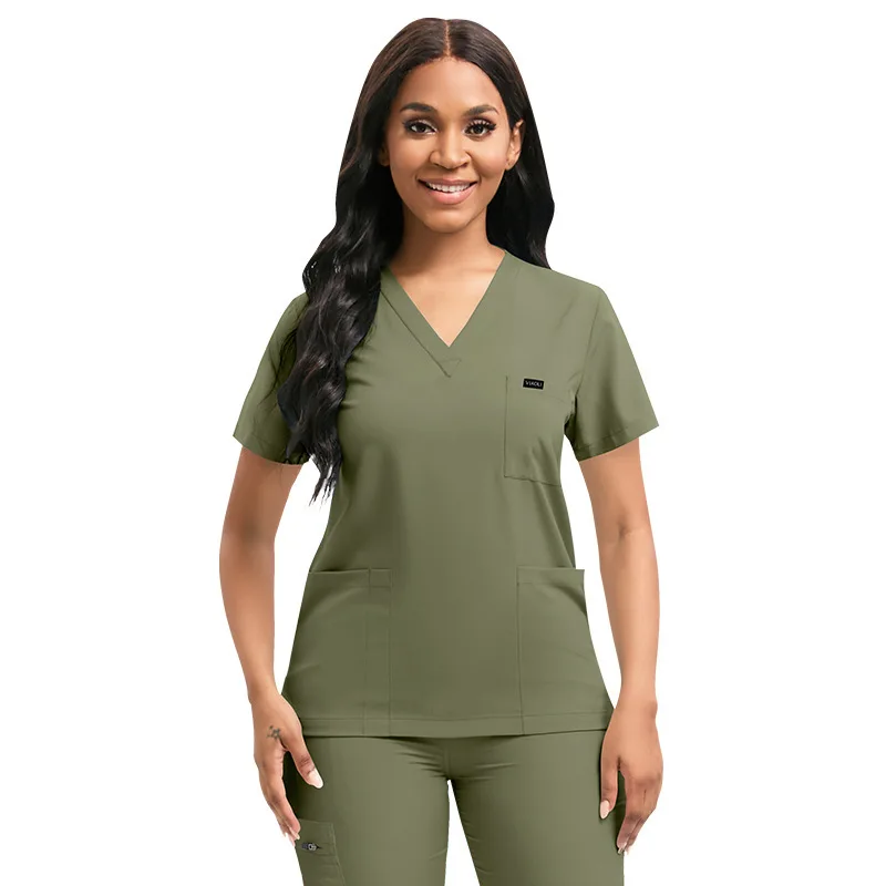 Ensemble de vêtements de travail pour femmes, uniformes médicaux, accessoires pour médecins, infirmières, cliniques dentaires, salon de beauté, générateurs d'hôpital