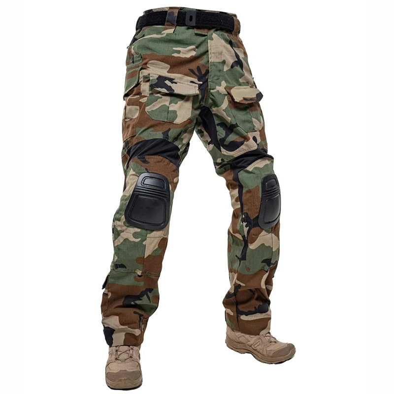 

Gen3 Tactical Pants Combat bdu Trousers with Knee Pad Woodland G3 Pants