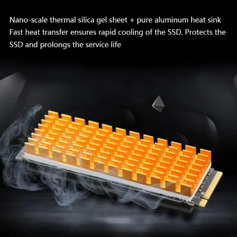 G8TA HEATSINK Тепловой диссипационный алюминиевый радиатор для M.2 NGFF Охлаждающий тепловой тепловой тепловой