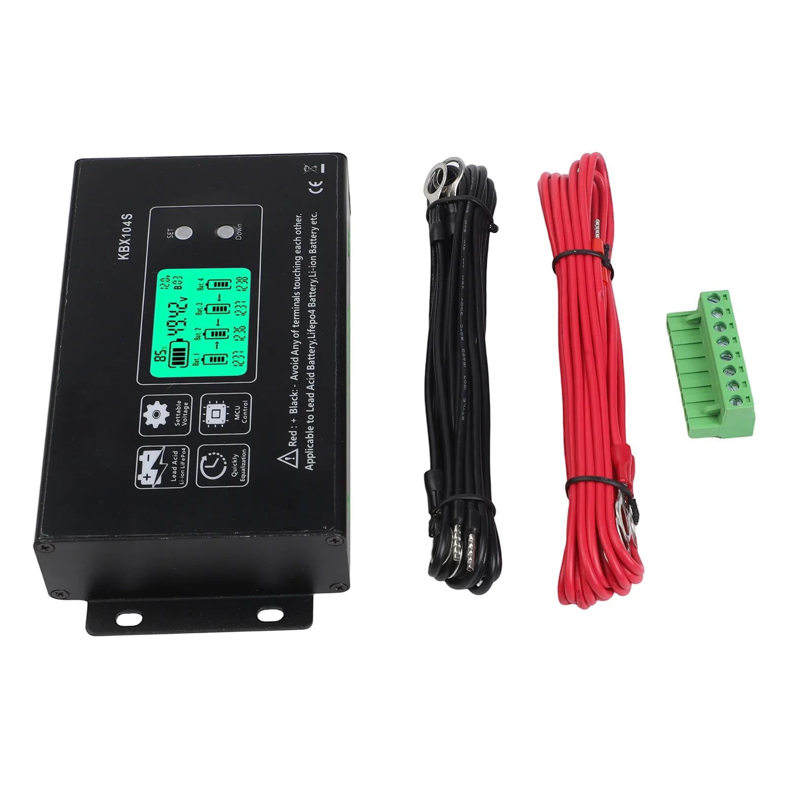 Automatic Battery Balancer Battery Regulator Battery Charging 12V Lithium Battery Pack 4 Series Connection Aluminum Alloy Shell