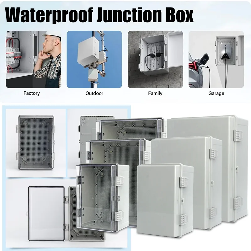 

Водонепроницаемый распределительный короб IP66 для наружного применения, пластиковый корпус из АБС-пластика, электрический распределительный щит для проектов по электротехнике