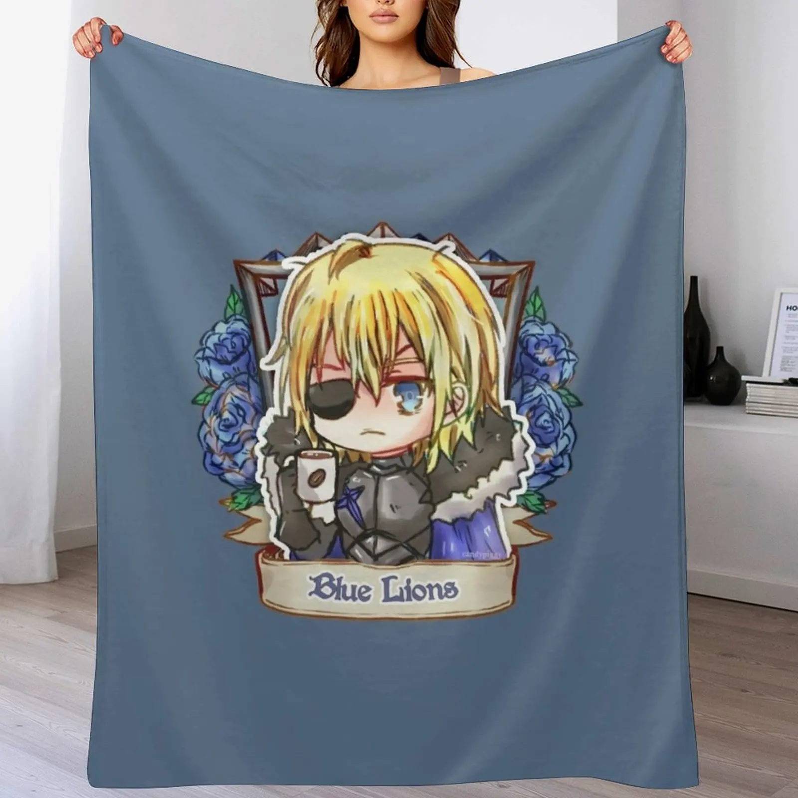 

Dimitri of the Blue Lions! (Timeskip) Throw Blanket Beach Thin Luxury Designer Decorative Sofa Blankets