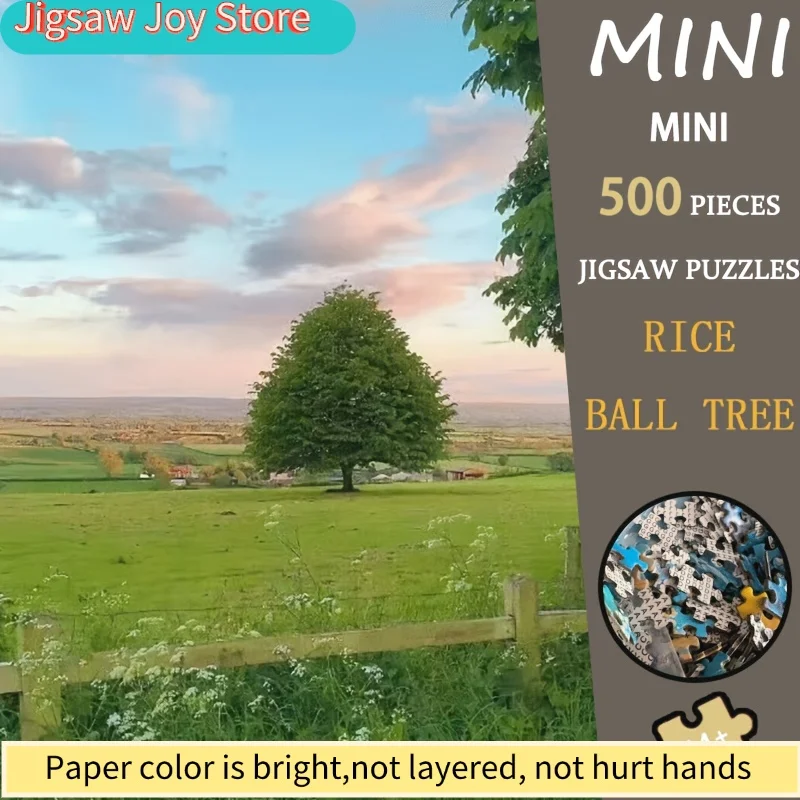 

Пазл «Дерево из рисовых шариков» — миниатюрная модель, вдохновленная серией, сложный пазл для взрослых и всей семьи, портативный, 1 шт.