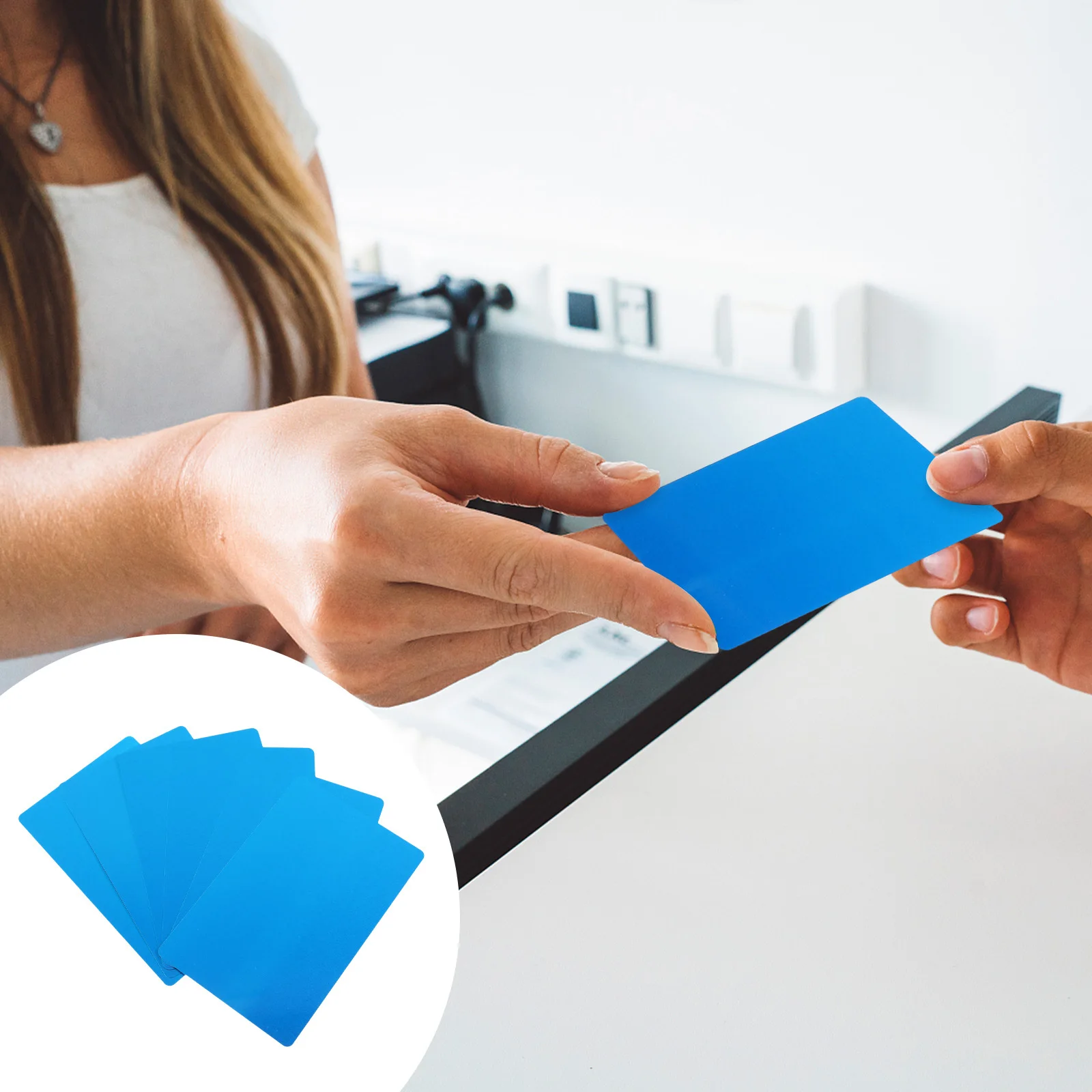 50 قطعة بطاقة عمل ألومنيوم معدنية أنيقة لا تصدأ أداة جيدة أولاً تلبية آلة وسم محفورة بطاقة عمل التسامي