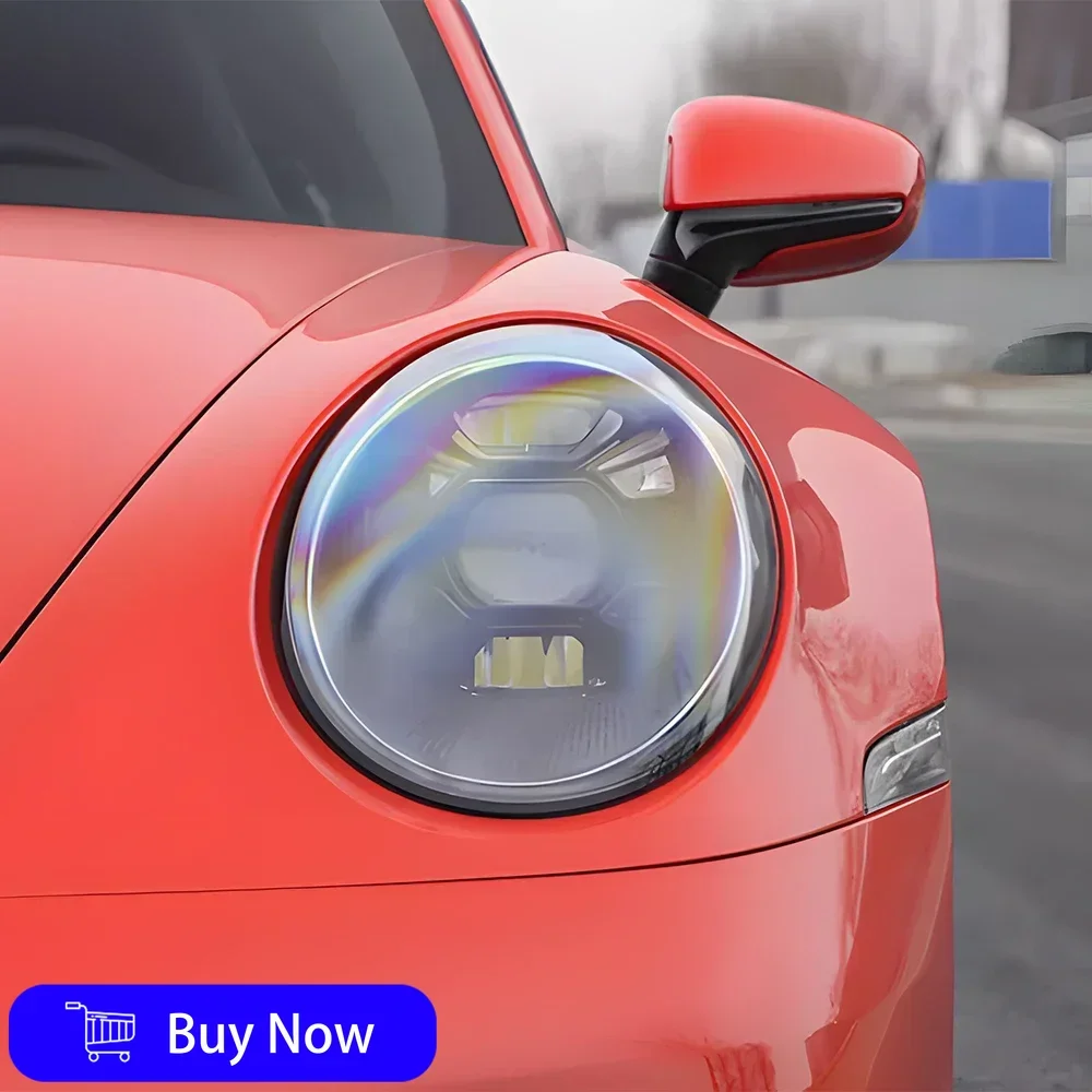 

For Porsche 911-991 2012-2018 Year Upgrade High Configure Angel Eyes LED Car Headlight Assembly Projector Lens Accessories