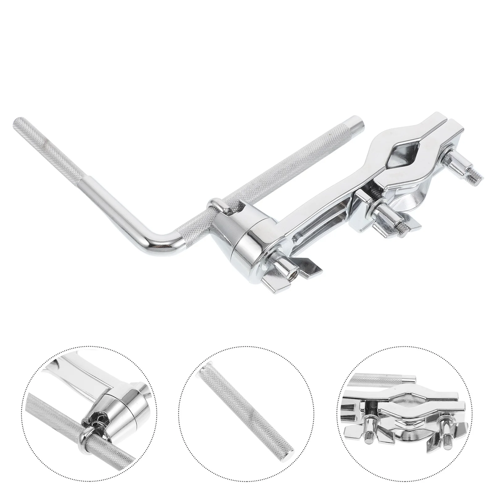 

Drum Rack Accessories Adjustable Bass Drum Mount Cowbell Extension Clamp Stable For Percussion Instruments