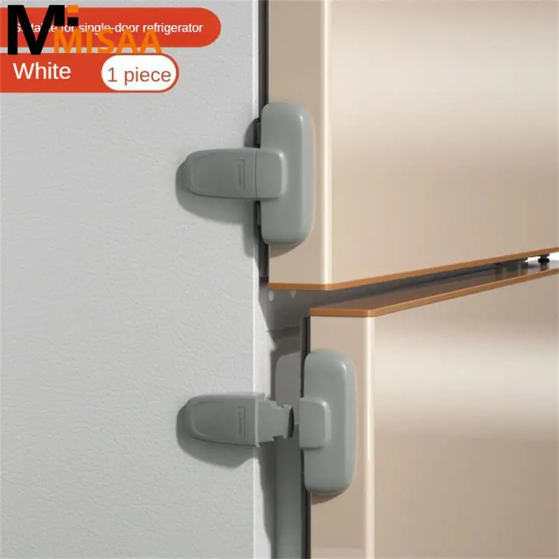 Refrigerator Lock Anti-opening Refrigerator Door Baby Safety Simple Easy To Use Refrigerator Magnets Sealing Clip Anti-pinch