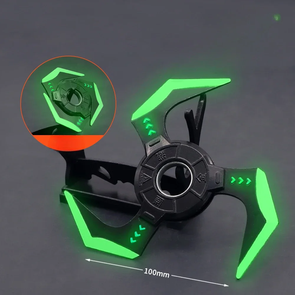 

10cm/4in APEX Games surrounding Arcstar rotating darts luminous folding metal weapon model Christmas gift collection ornaments