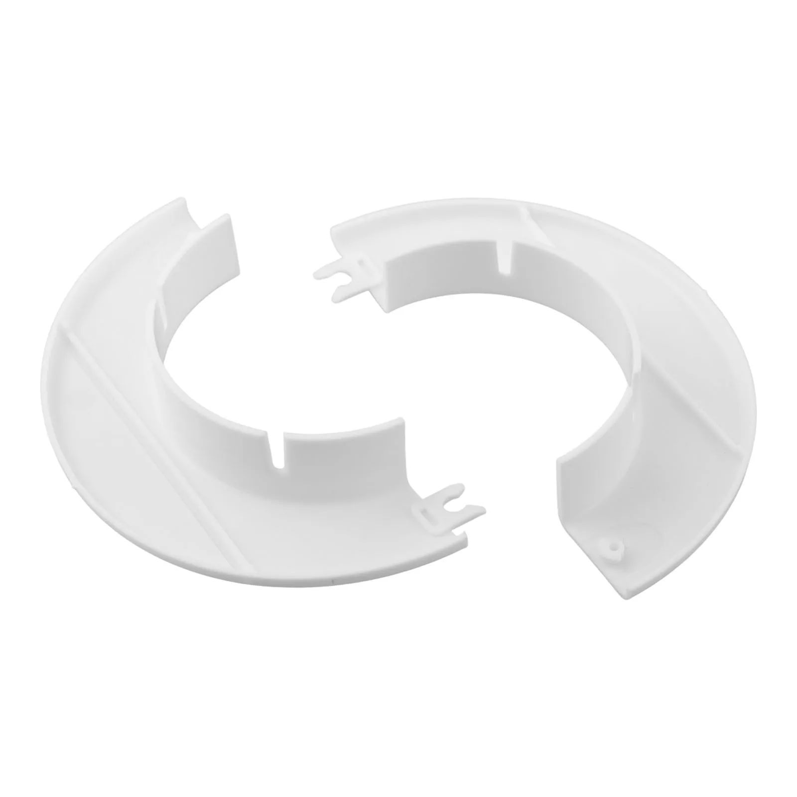 40mm-80mm Hole Cover White Cover Rosettes Cable Entry Cable Passage Hole Cover Designed For Air Conditioning Pipe Conduit Pipes
