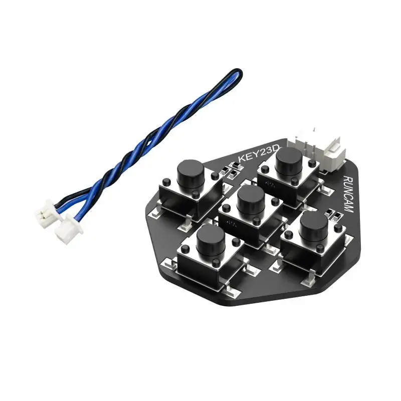 Durable RunCam Control Keyboard 1.25mm 2-Pin Cable Included for Micro Sparrow Swift 2 Eagle Users