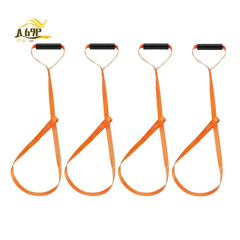 

A69P-4PCS Оранжевый трос для перетягивания оленей 4.9 фута, ремень для перетягивания оленей, трос для вытягивания оленей, аксессуары для охоты на оленей