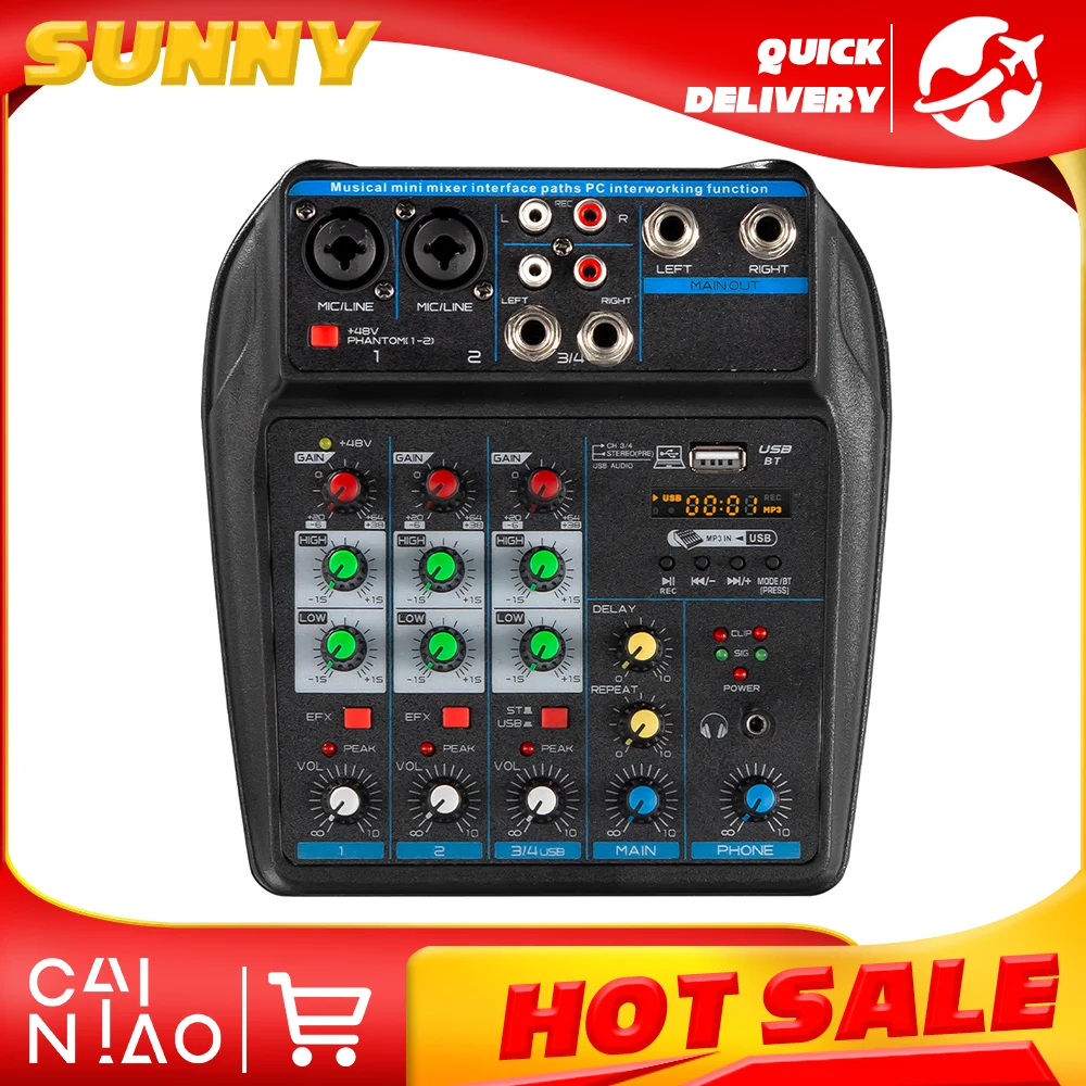 4 Channel Mixer Dj …