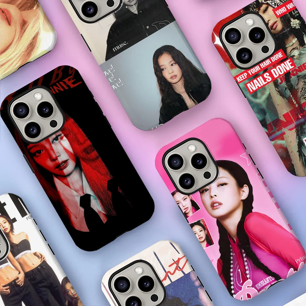 

Певец JENNiE Music Ruby Album чехол для телефона пленочный корпус для IPhone 16, 15, 14, 13, 12, 11 Pro Max Plus