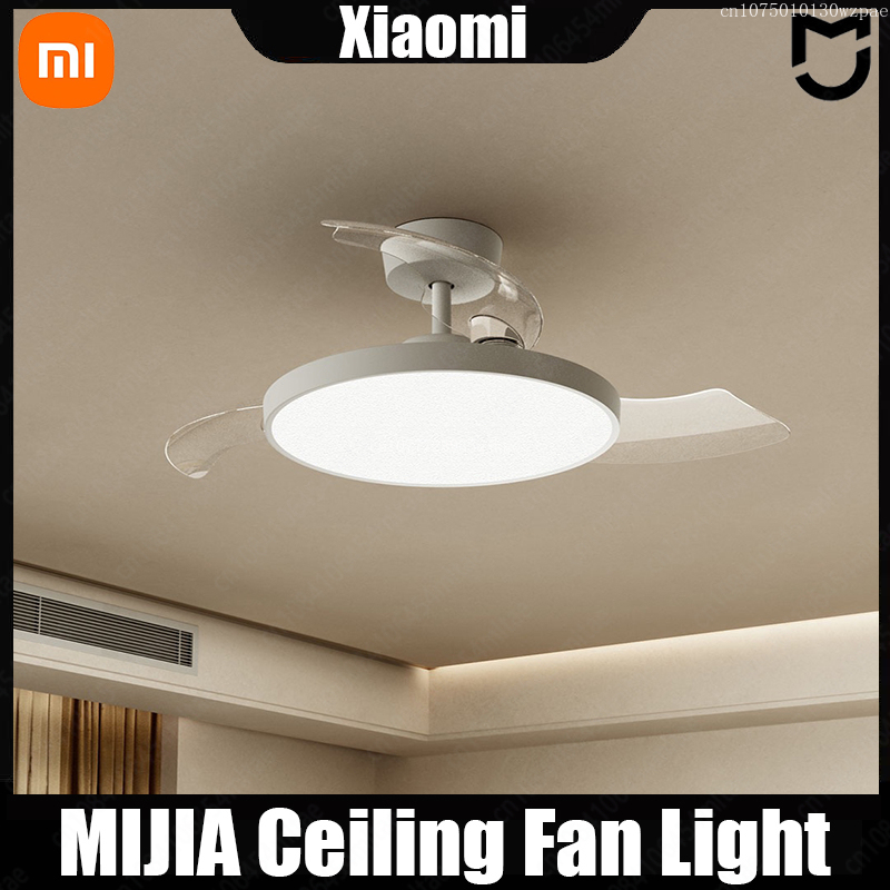 XIAOMI MIJIA Ceiling Fan Light 42 Inches Ra97 Color Rendering Index 35W DC Motor Bedroom Living Room Electric Fan with Mijia APP