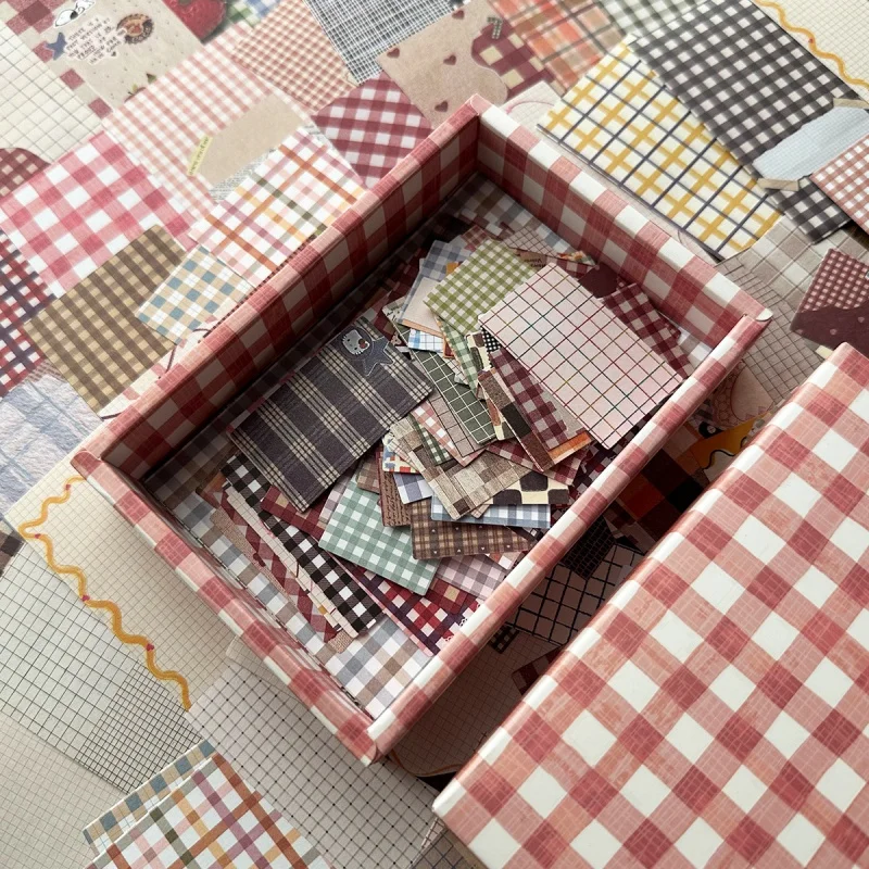 200 Sheets Vintage Decorative Material Paper DIY Magazine Collage Gift Decoration Stickers Handmade Decorative Paper
