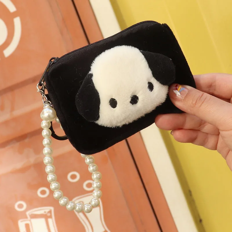 กระเป๋าใส่หูฟัง dompet koin รูปสุนัขแพนด้าน่ารักกระเป๋าใส่บัตรกระเป๋า POUCH koin เด็กน่ารักกระเป๋าสตางค์น่ารักกระเป๋าห้อยกระเป๋า