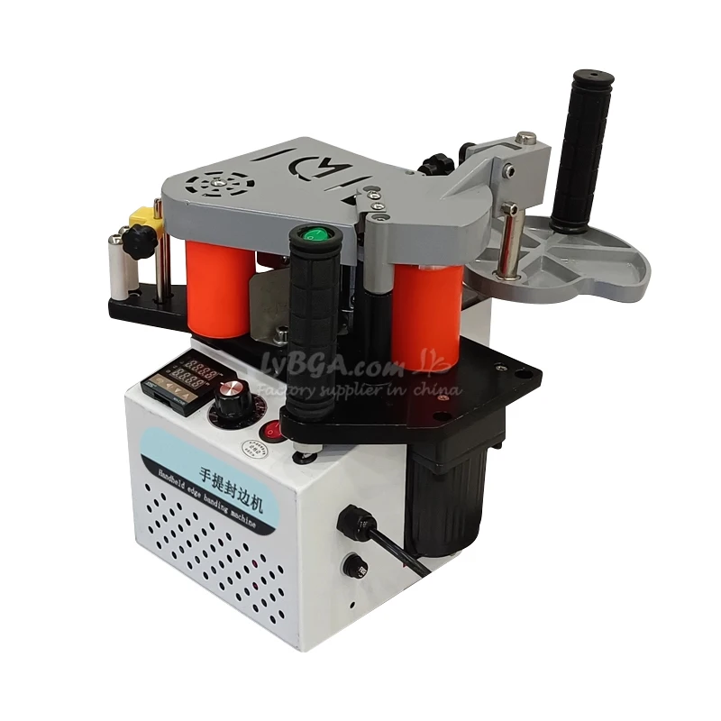 Mesin Penutup Tepian Mini LY Tipe Genggam dengan Pengaturan untuk Desain Rumah/Kantor/Kabinet, Tinggi Penutupan Tepian 7-60mm