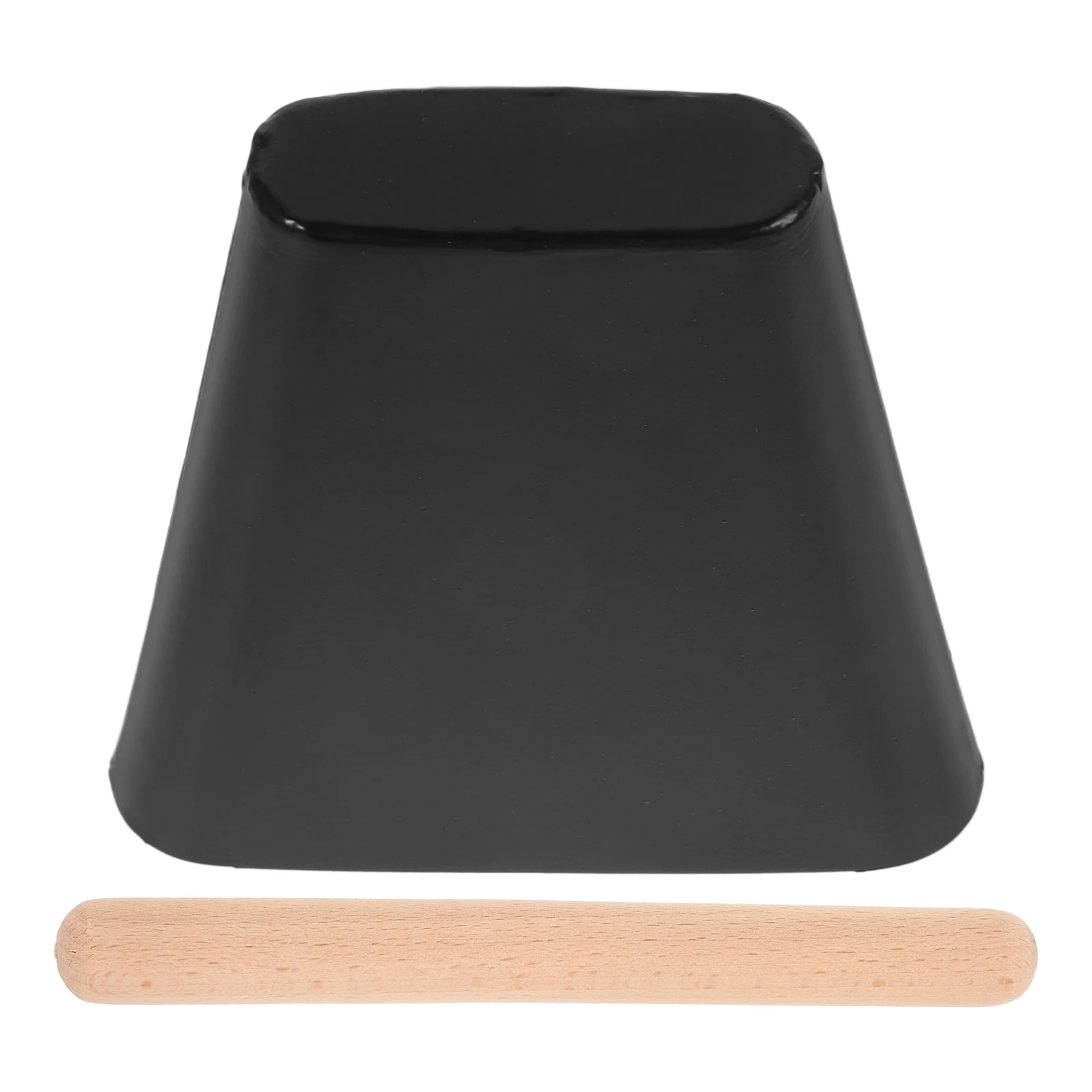 

1Set Metal Cowbell Percussion Instrument Small Size with Stick for Football Game Music Rhythm Beginner Percussion Instrument