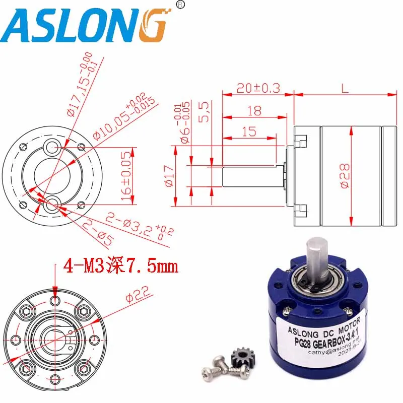 28mm electrical dc motor gear reductor  planetary gearbox for Mini electric dc motor 395 385 360 making geared motor pg28