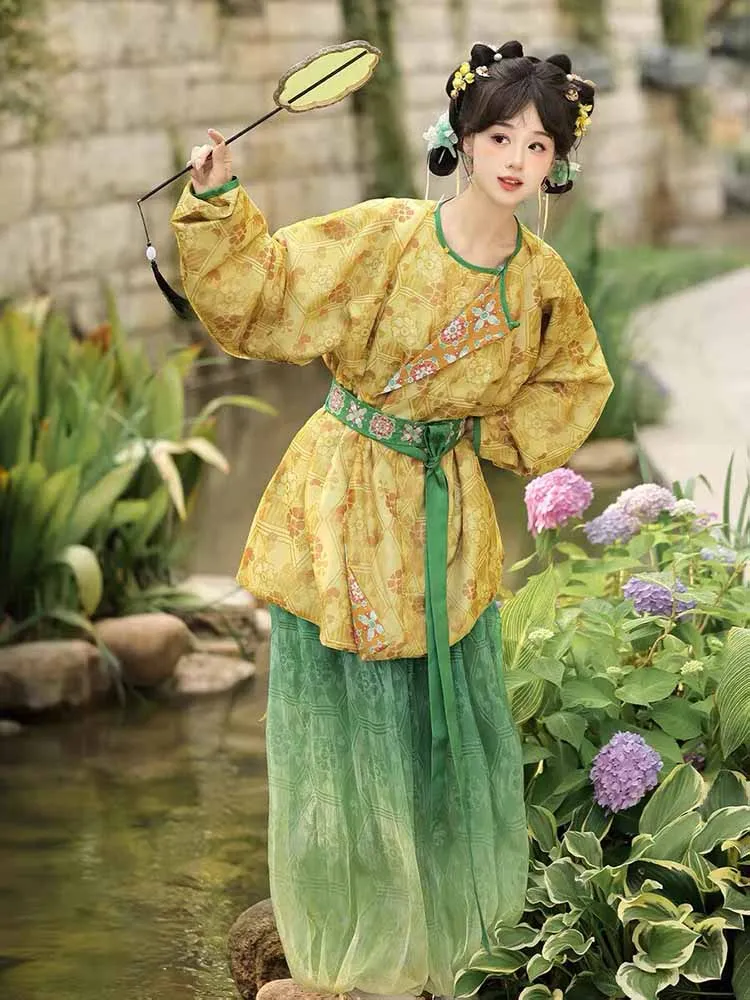 ensemble-hanfu-de-la-dynastie-tang-pour-femmes-blouse-jaune-a-col-rond-et-pantalon-vert-costume-traditionnel-chinois-pour-cosplay-et-seance-photo