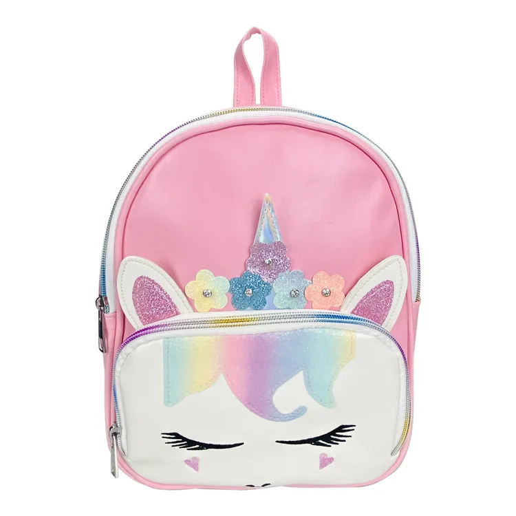 Children Cartoon Large Capacity Unicorn Bags New Girls Boys Transparent Rainbow Cute Backpack Women Colorful Jelly Backpacks Hot