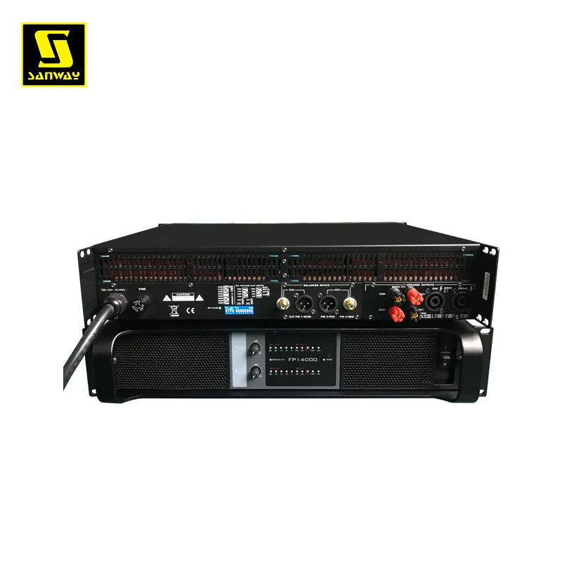 14000W High Power Amplifier 220V EU Version Outdoor Indoor Subwoofer Amp