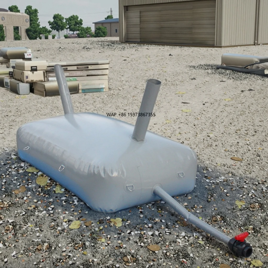 

Durable portable water bag for desert camping and tactical use