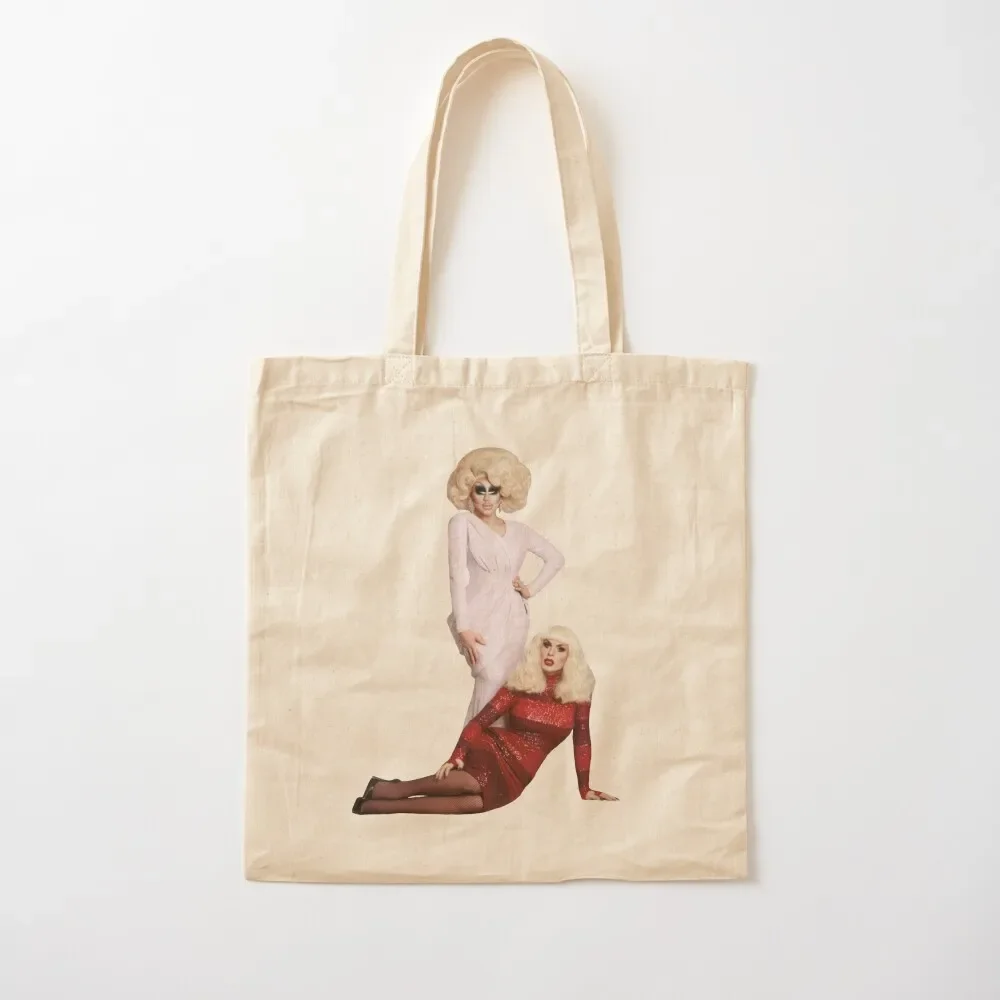 

Trixie and Katya Book Photoshoot UNHhhh Tote Bag Women's bags shopping trolley bag Tote Bag