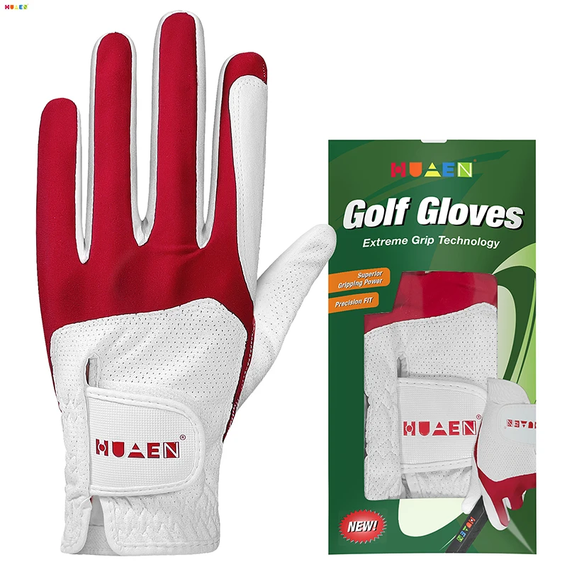 1pc Professional Golf Gloves Men Microfiber Cloth Fabric Breathable Non-Slip Gloves Club Swing Putting Training Gloves