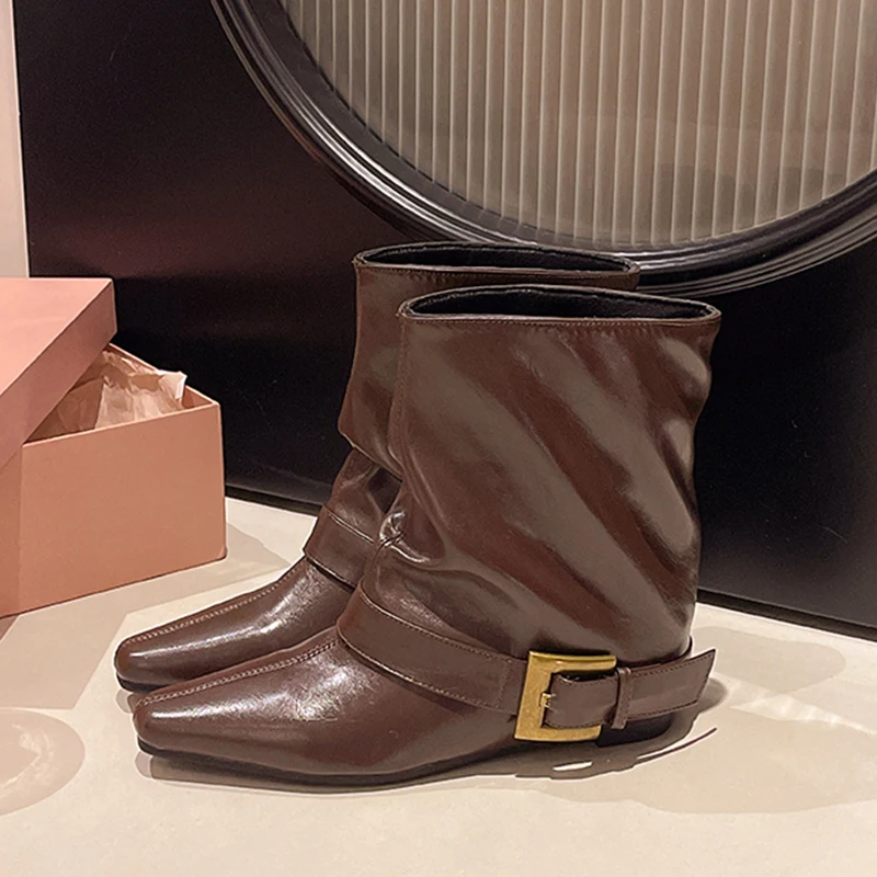 الشقق النساء أحذية الشتاء أحذية مصممين الفراء الكاحل الثلوج الأحذية 2025 جديد القوطي أحذية من الجلد عادية الرياضة تشيلسي أحذية بوت قصيرة Mujer