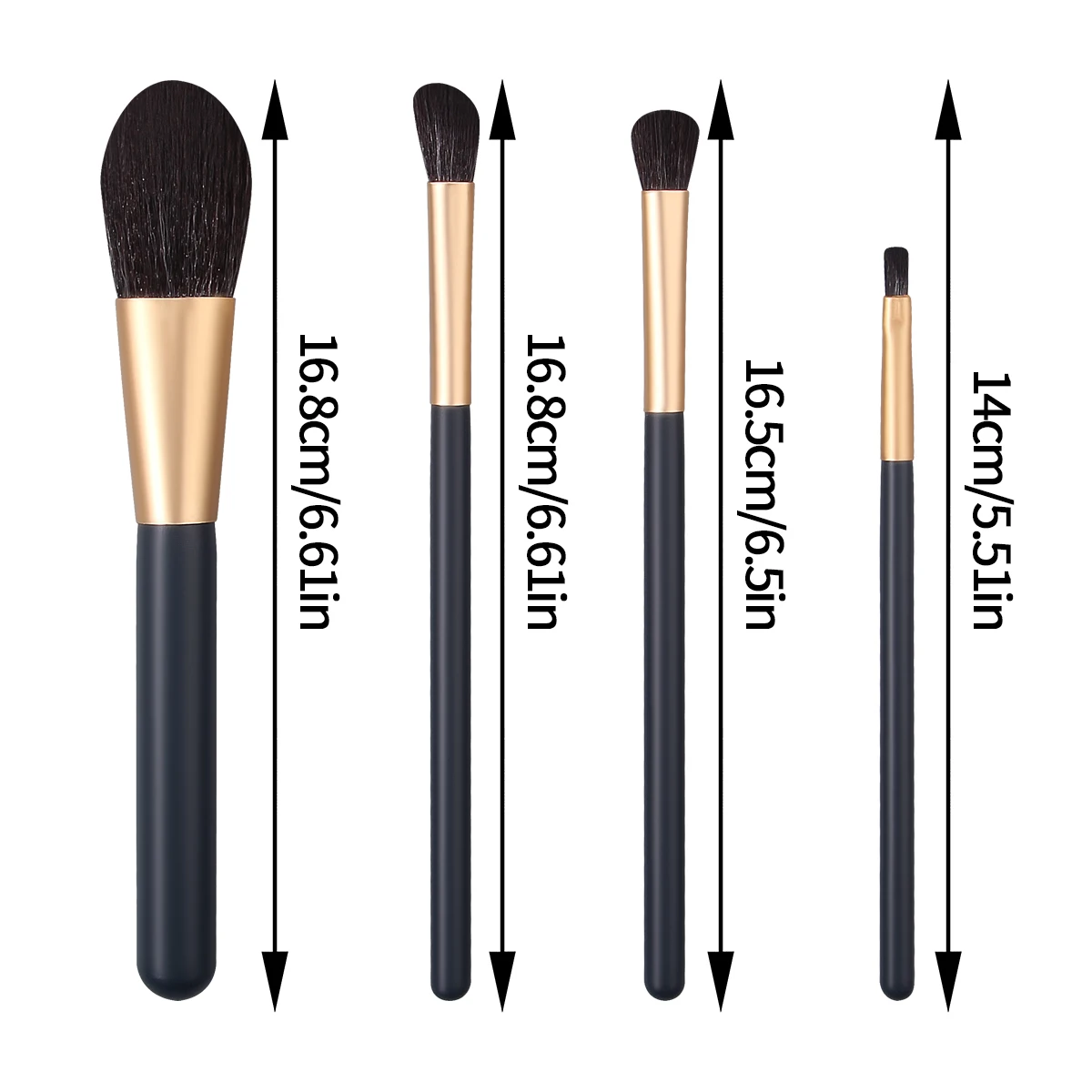 Ensemble de pinceaux de maquillage pour le visage de 12 pièces de haute qualité: pinceau à Blush, pinceau pour surbrillance, pinceau pour fard à paupières, pinceau à lèvres, outils de maquillage professionnels
