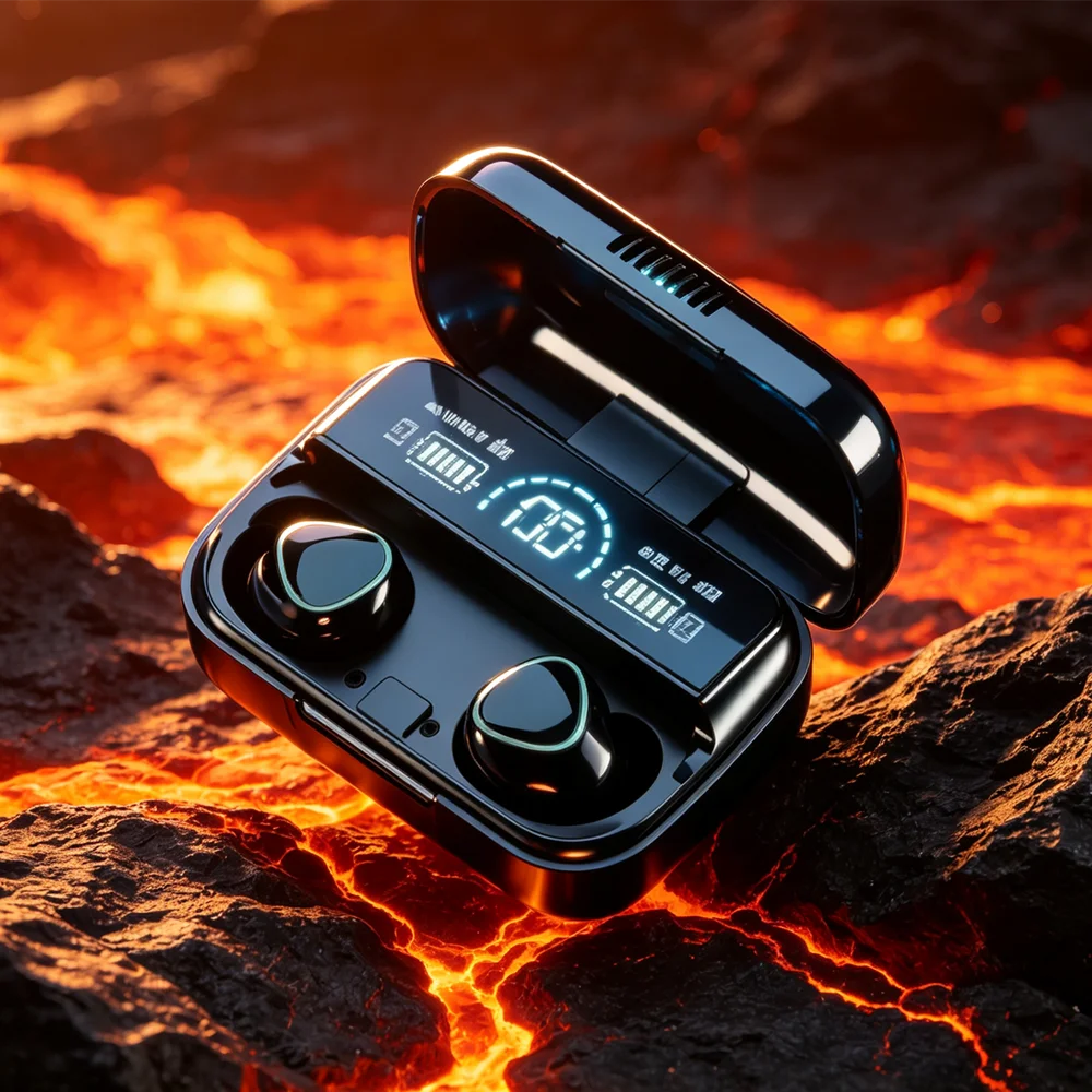 Wireless Earphones with Charging Box Headphone 9D Stereo Sports Earbuds Headsets with Microphone Bluetooth ﻿