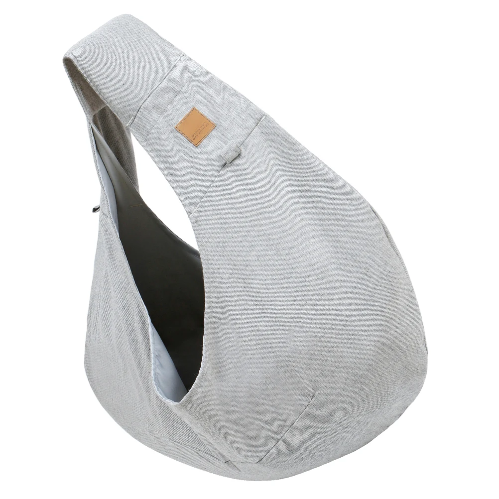 

Pet Portable Sling Carrier Bag Breathable Comfortable Outdoor Travel Dog Cat Carrier Durable Polyester PU Material Design